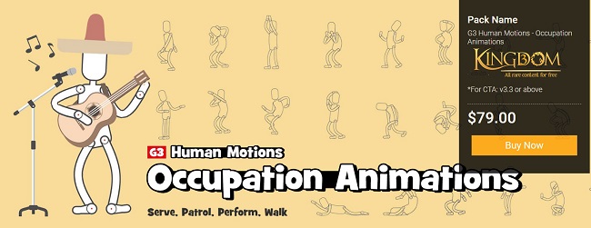 G3 Human Motions-Occupation Animations